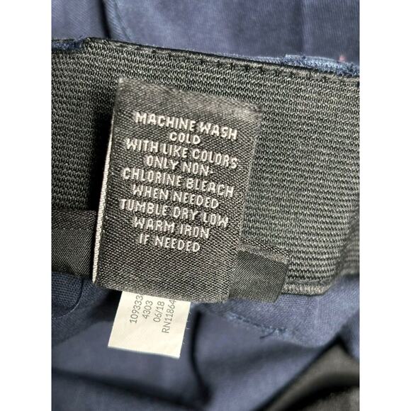 Lane Bryant Pants Womens Size 22 Navy Blue Straight Business Slacks - Picture 4 of 7